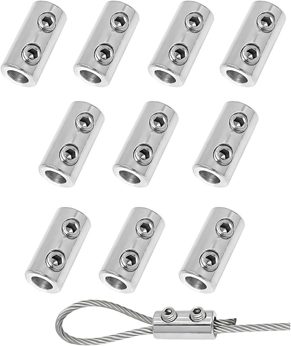 Kabelclips 1,5-2mm - metalen koperen klemmen - roestvrij staal - duurzame verbinding voor kabels - ShopVlot