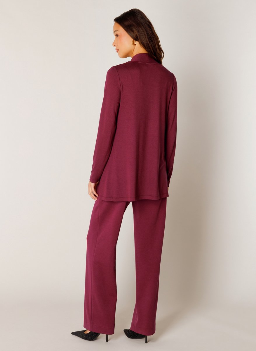 BASE LEVEL Yayla Vest - Wine Red - maat 42