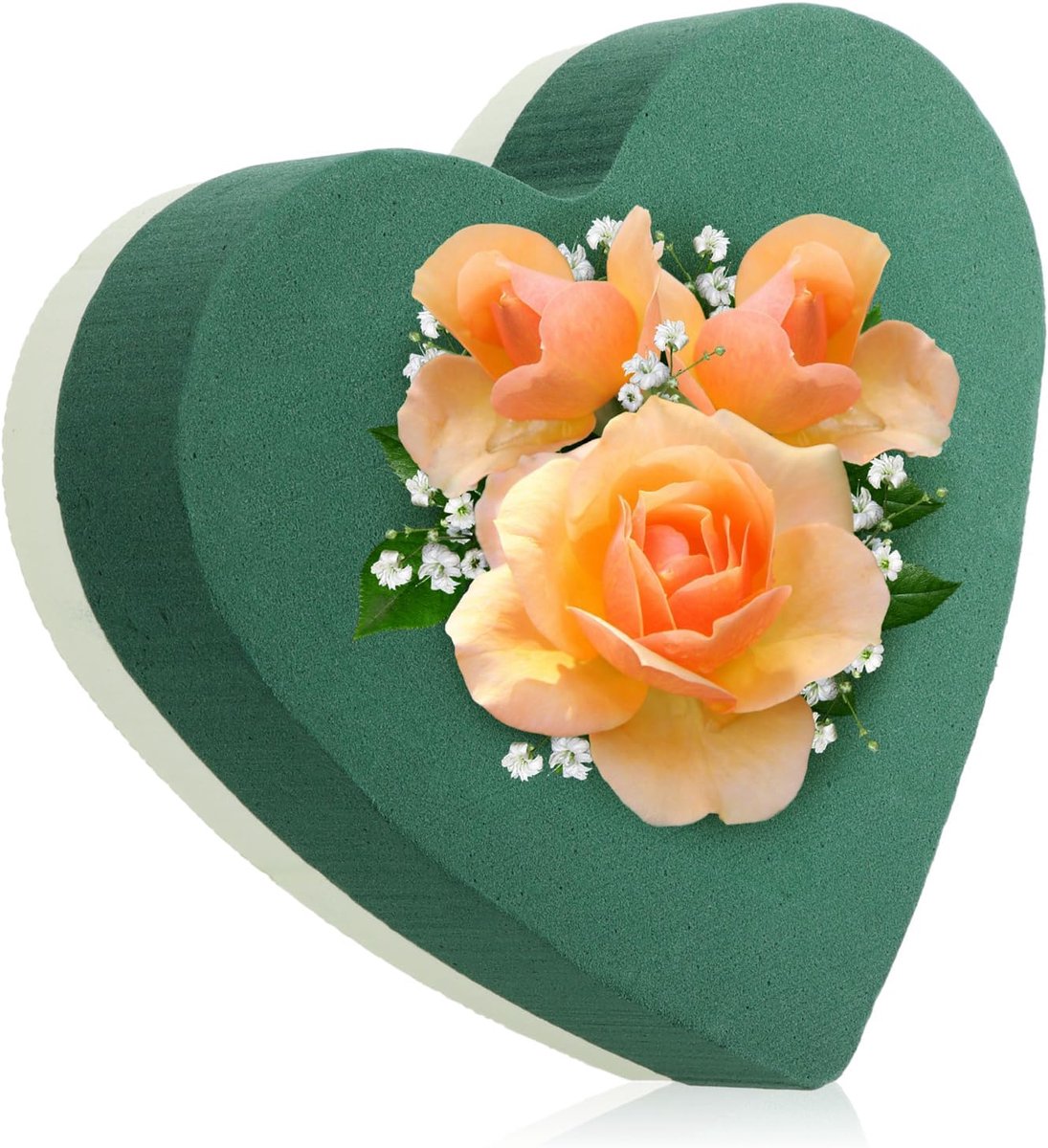 Bloemschuim hartvormig - Creatieve bloemarrangementen - Voor bruiloften en feesten - Eenvoudig in gebruik - ShopVlot