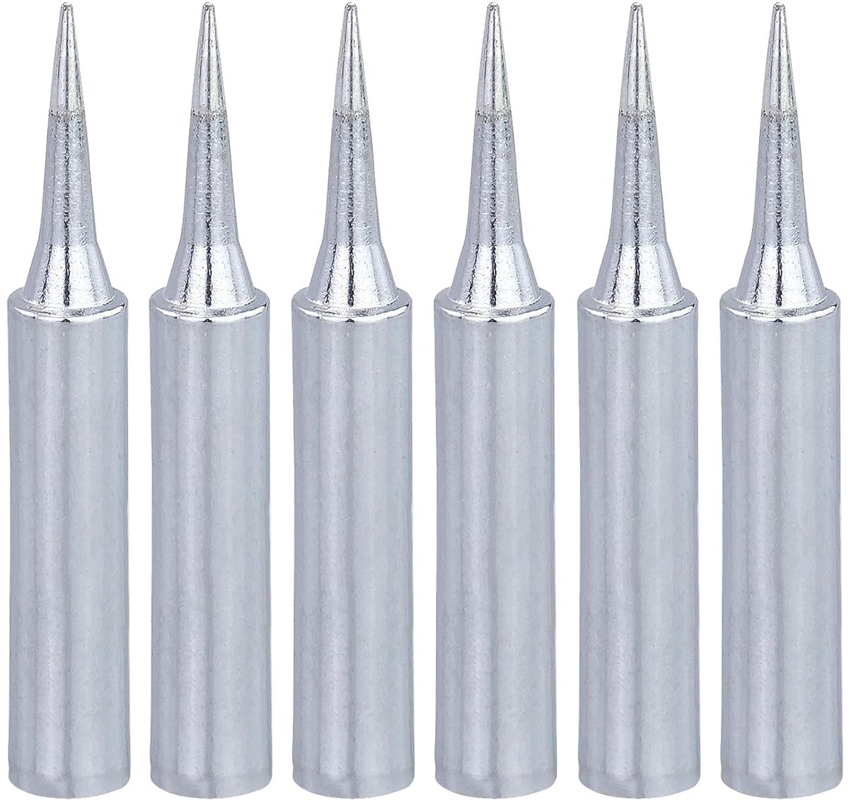 Soldering Tip Set 6-delig - Hoogwaardige legering - Geschikt voor meeste soldeerstations - Ideaal voor precisiewerk - ShopVlot