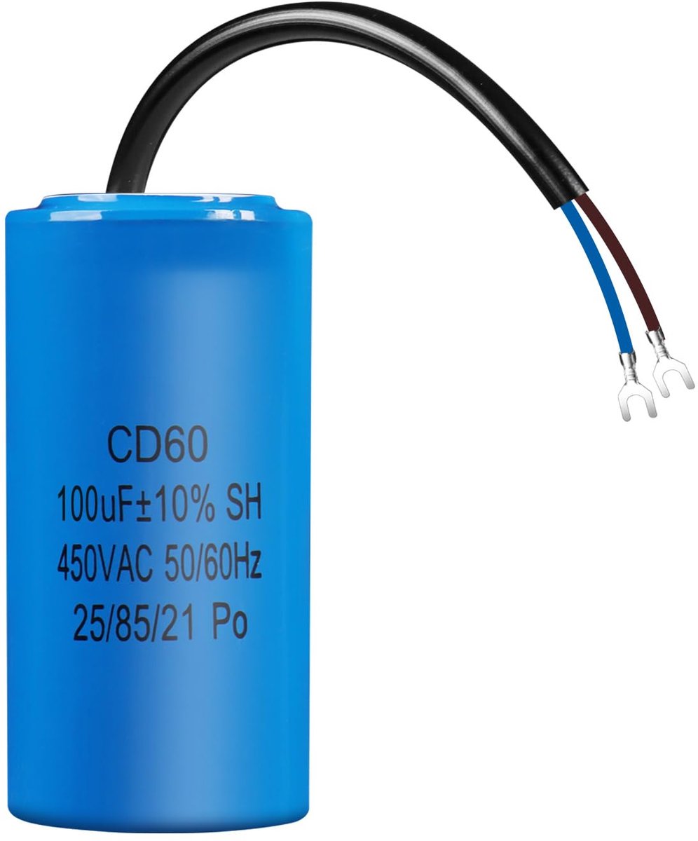 Startcondensator 100uF - CD60 type - 450V AC - Voor motoren en pompen - ShopVlot