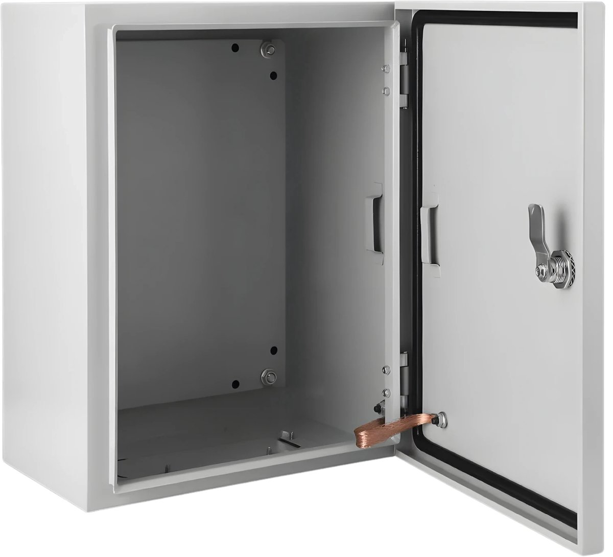 Elektrische Aansluitdoos IP66 40x30x15 cm - Waterdichte Stalen Behuizing met Slot - Voor Buitenmontage