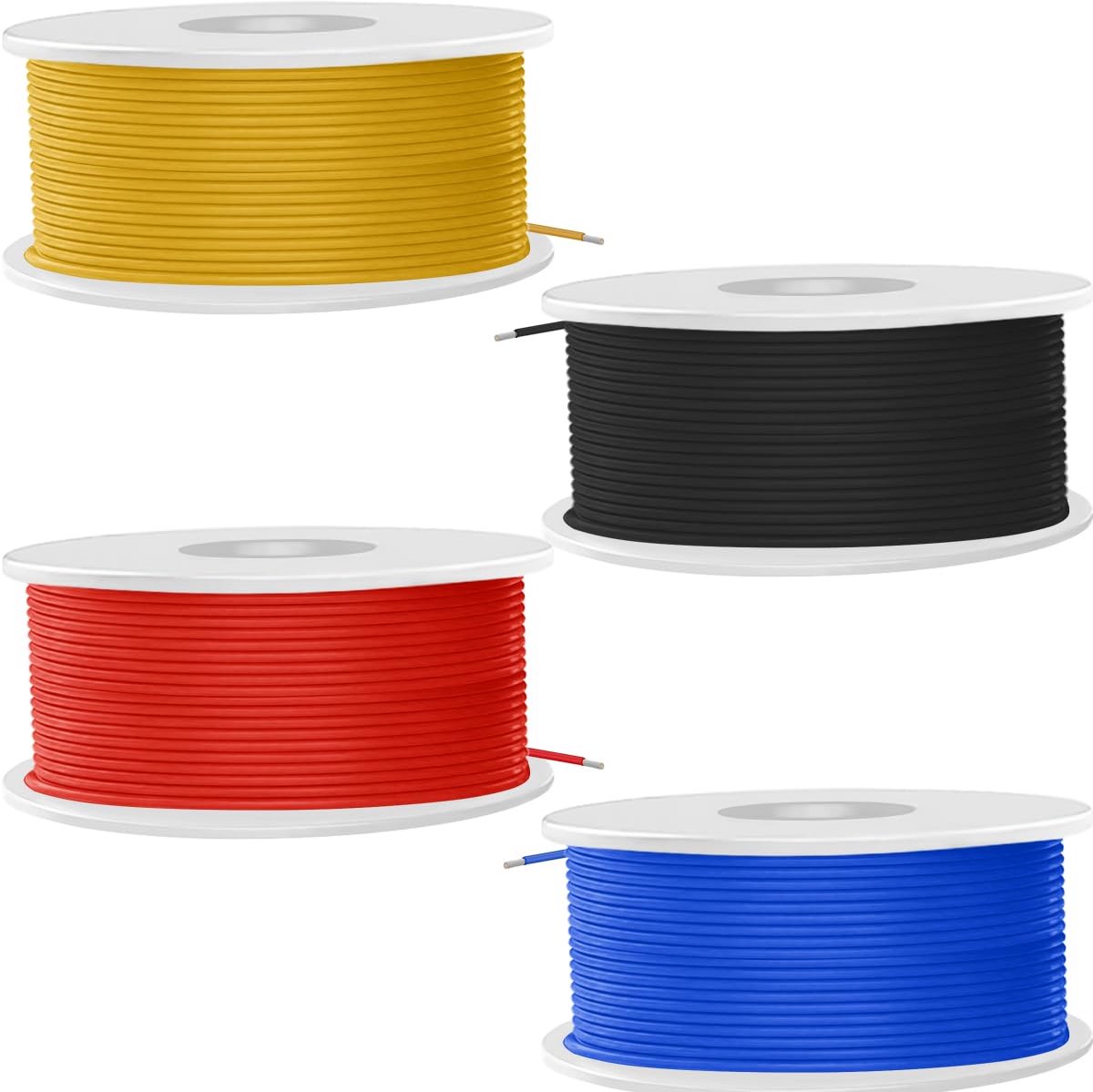 Elektrische kabel 28 AWG - 5 meter - PVC - Geschikt voor elektronica en DIY-projecten - ShopVlot