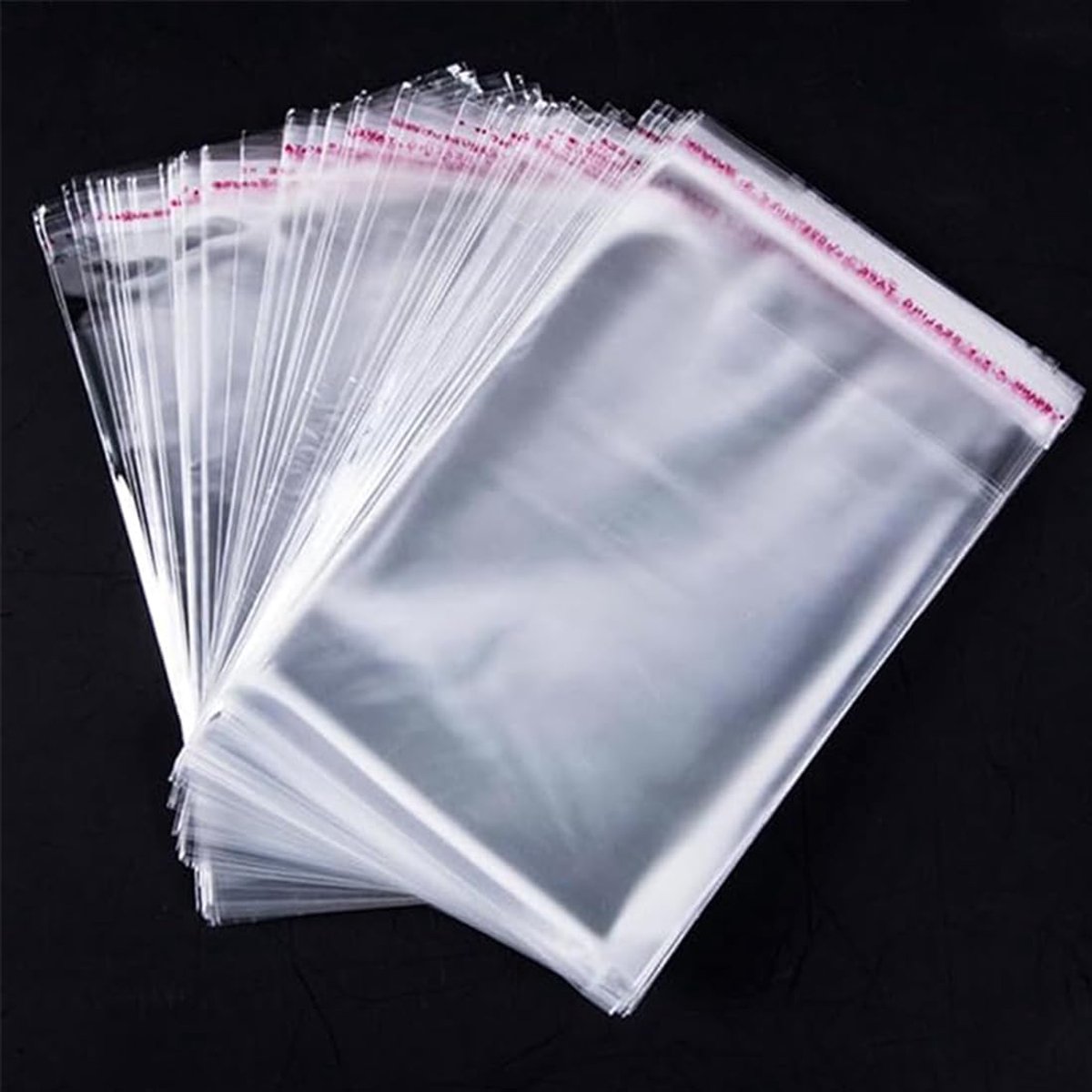 Resealable zip bags 10 x 15 cm - plastic OPP zakken - 200 stuks - ideaal voor opslag - ShopVlot