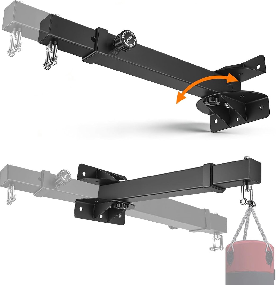 Punching bag holder - stevige wandbeugel - geschikt voor zware tassen - eenvoudig te bevestigen - ShopVlot