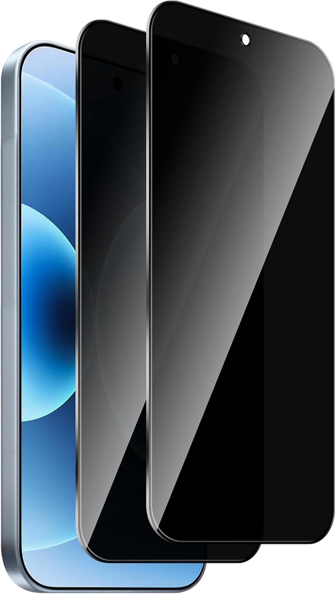 QULLOO 2 Pieces Privacy Screen Protector Film Compatible with Xiaomi 17/17 Pro, 9H Hardness, Anti-Spy, Tempered HD - ShopVlot