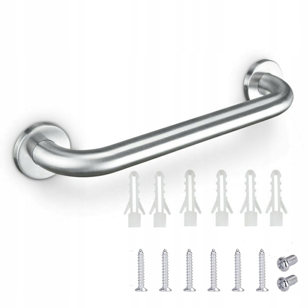 RVS Douchegreep 27,5 cm - Wandmontage - Geborsteld Staal