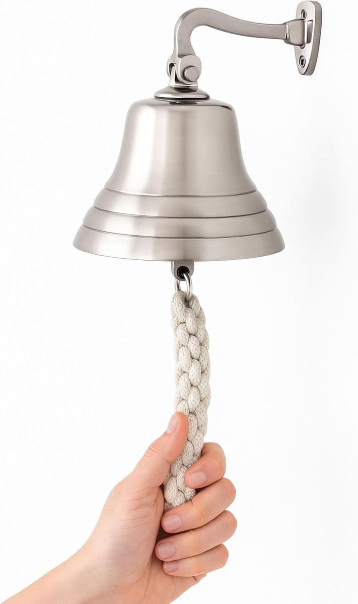 Assorted Collections ACL Bar Accessories for Home Pub Hand Bell - Wall Mounted Bar Bell Nautical Decorations - ShopVlot
