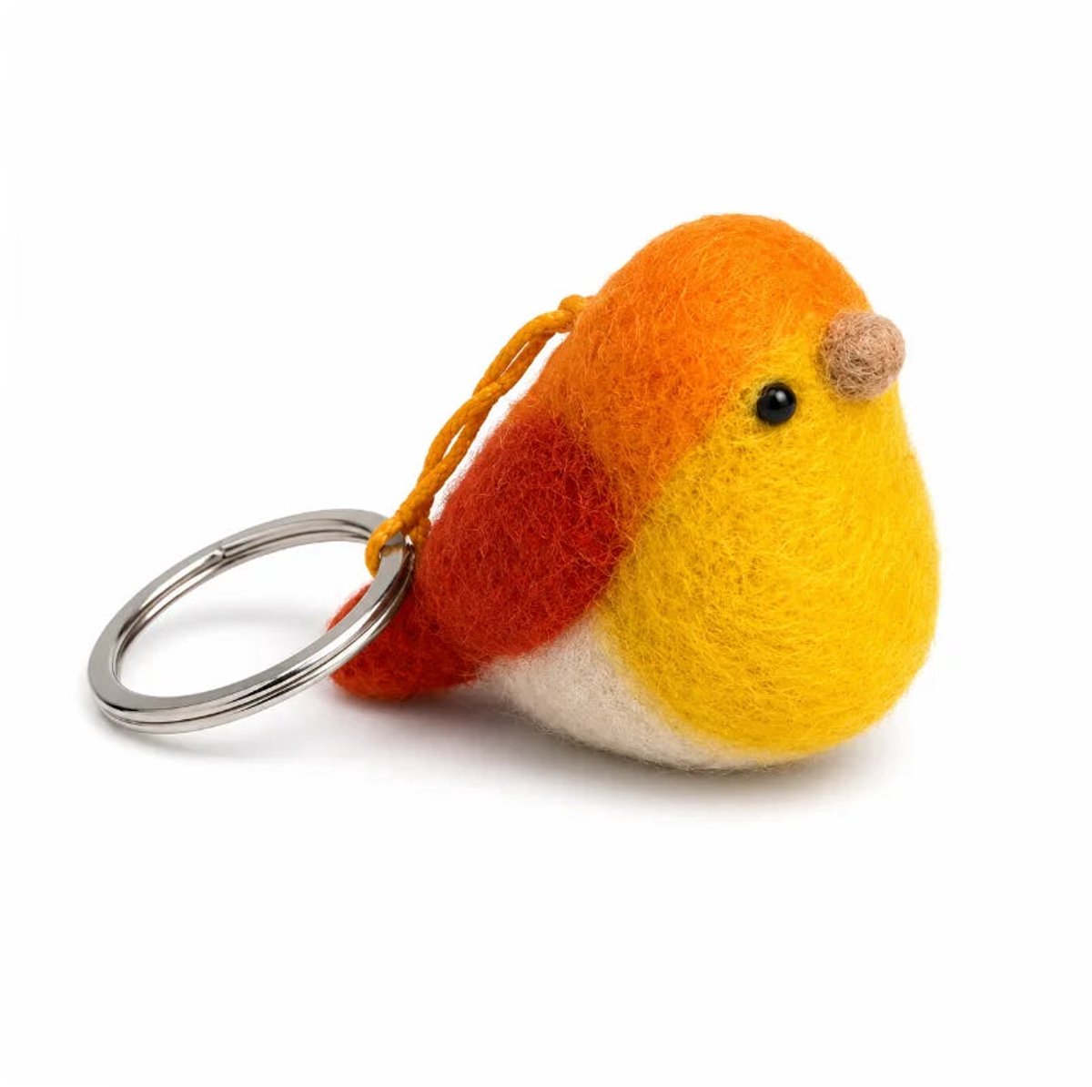 Sleutelhanger Vogel Oranje - Sleutelhanger
