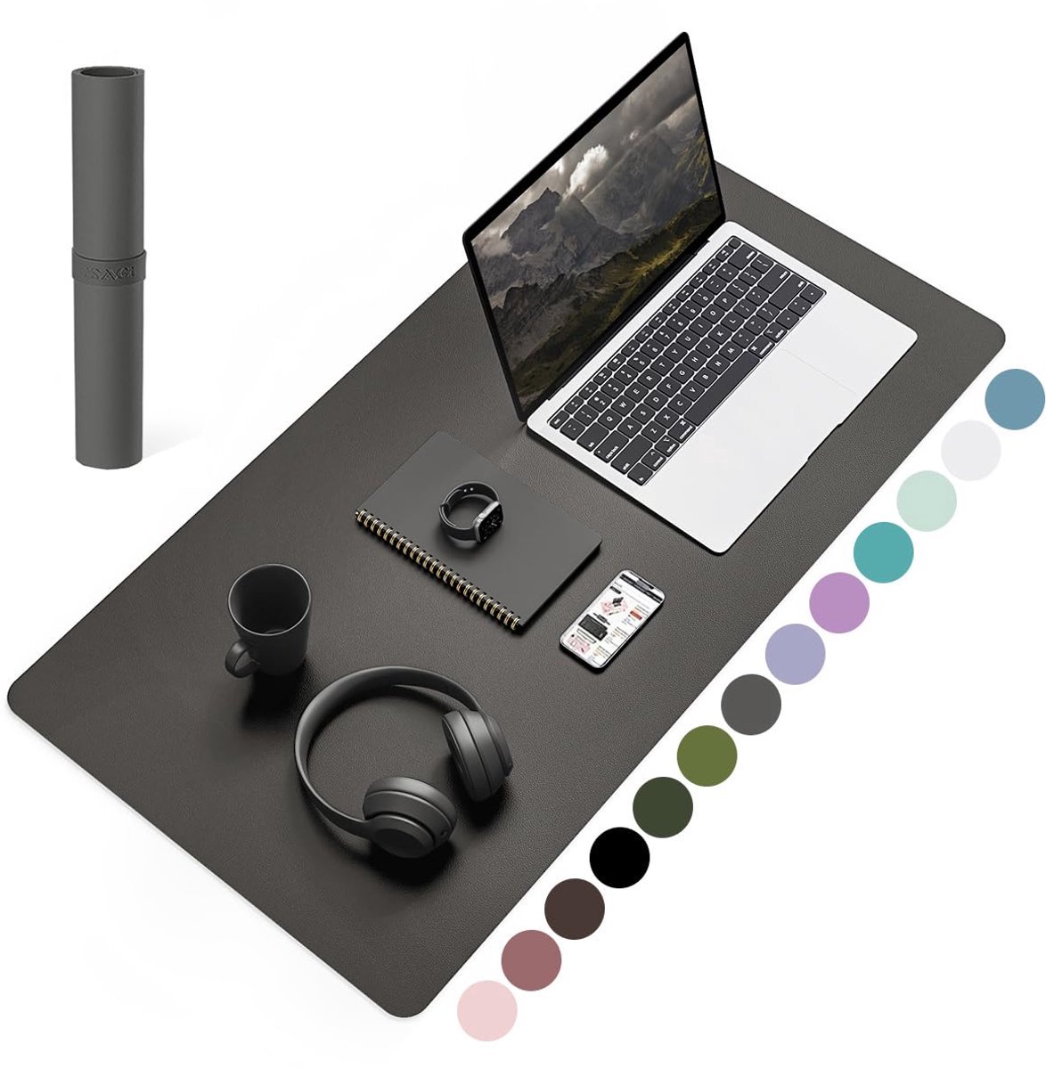 XXL Bureaumat 90x40 cm – Aesthetic Bureau Onderlegger – Waterdicht & Antislip Desk Mat – Muismat XXL voor Home Office, Studie en Gaming