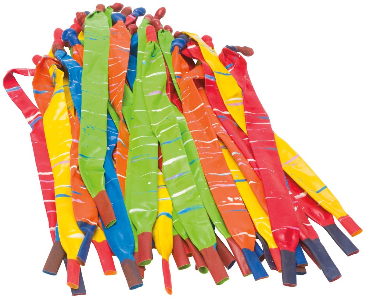 Namajunas - raket ballonnen - lange ballonnen - buitenspeelgoed voor kinderen - speelgoed - assorti kleuren - 100 stuks - kleurrijke feestballonnen - voor verjaardag, feest en buiten - jongens en meisjes