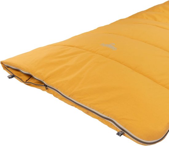 Deken slaapzak - Kampeer slaapzak - Kamperen en outdoor - Openritsbaar dekenmodel - Tot 190cm - Donkeroranje — afbeelding 2