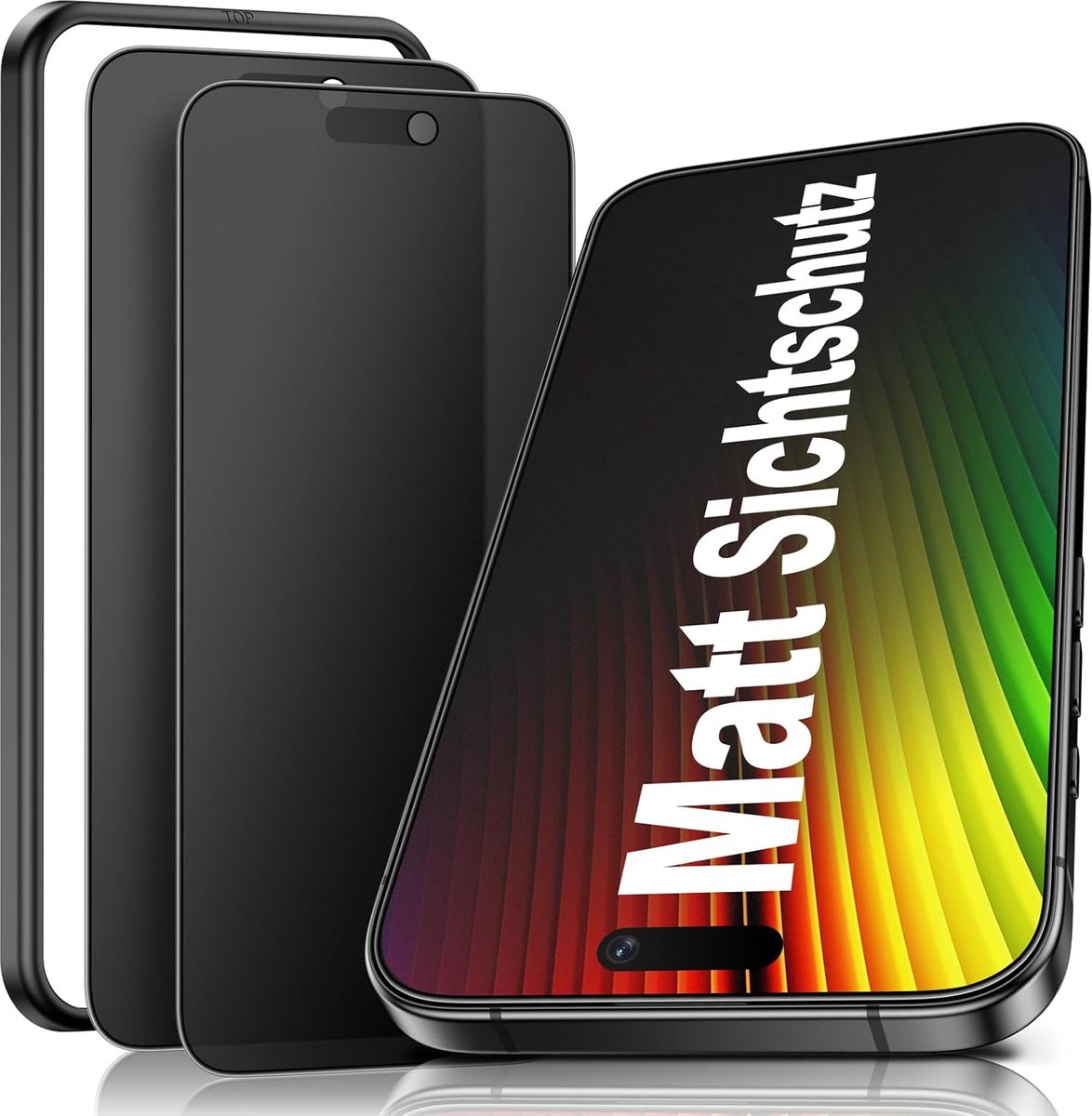 Privacy Screen voor 16 Pro Max - Matte Privacy Film - Anti-Glare - Bescherming tegen nieuwsgierige blikken - ShopVlot
