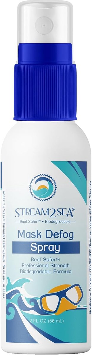Anti-fog spray voor zwembrillen - defogger voor snorkelmaskers - voorkomt beslaan - helder zicht tijdens het zwemmen - ShopVlot