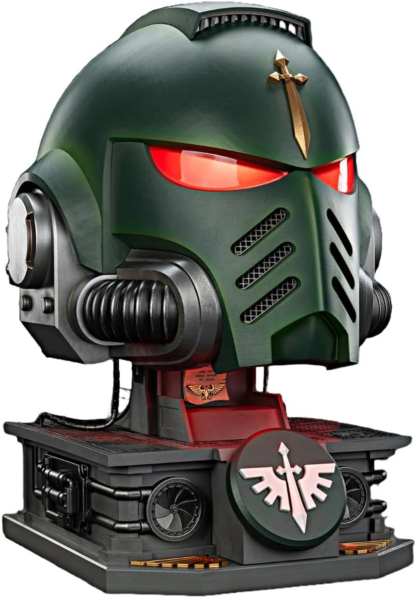 Helm 1:1 schaal - Dark Angels MkX - levensechte replica - perfect voor verzamelaars - ShopVlot
