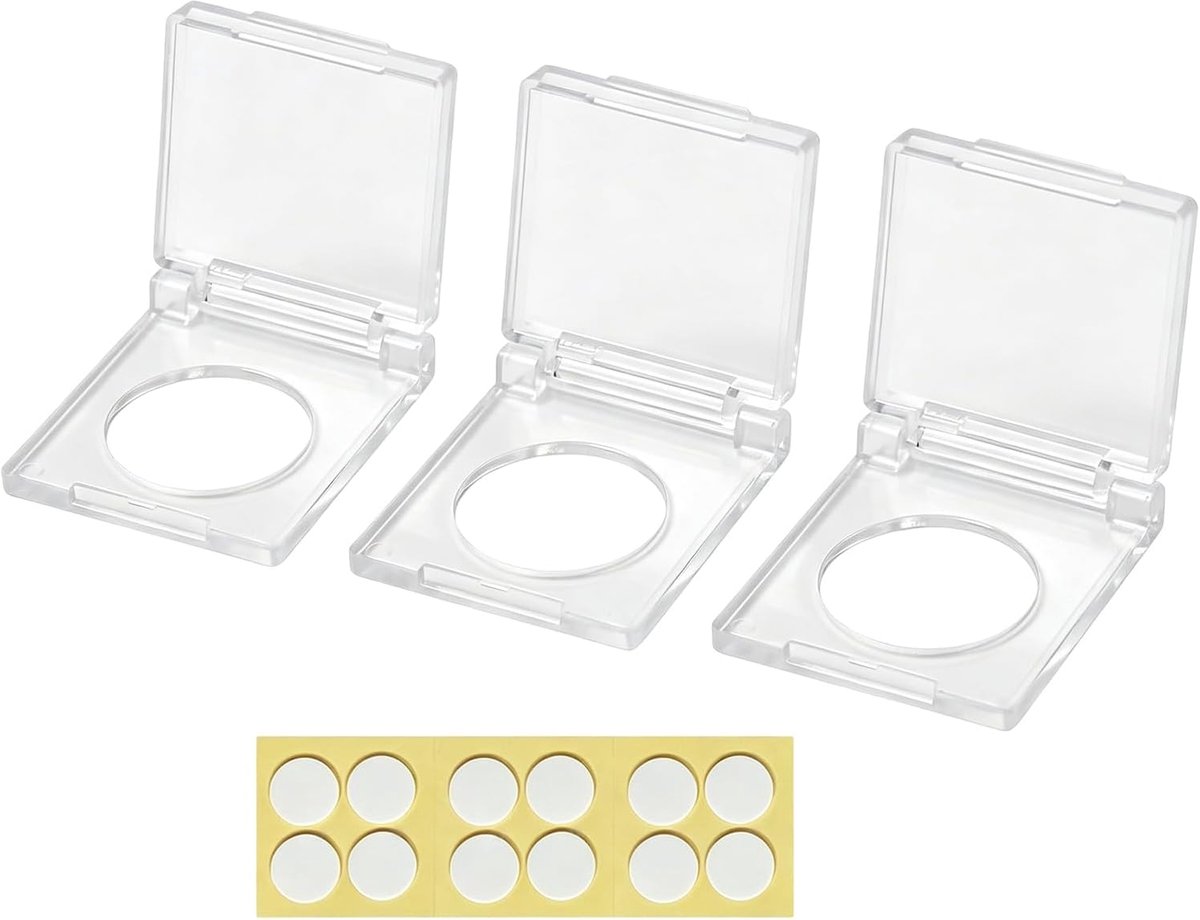 Duidelijke knopcover met lijm - 3 stuks - plastic - beschermt aanraakknoppen - ShopVlot