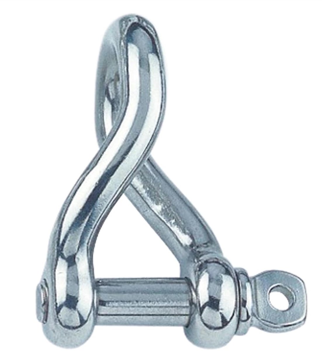 Ronde beugel 4 mm - RVS V4A - 90° gedraaid - Geschikt voor 145 kg belastbaarheid - ShopVlot
