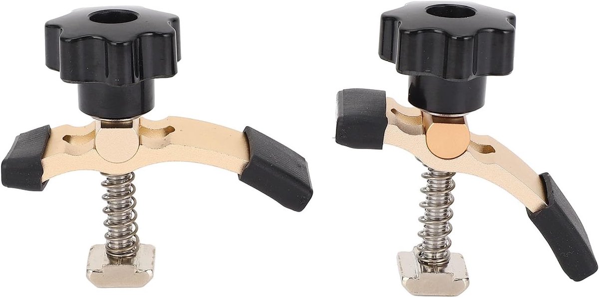 T-Track Klemmen 45mm - Aluminium Legering - Compact Ontwerp - Geschikt voor CNC en Houtbewerking - ShopVlot
