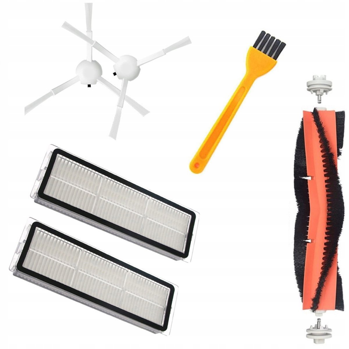 Accessoireset voor Robotstofzuiger: Filters, Borstels, Dweil