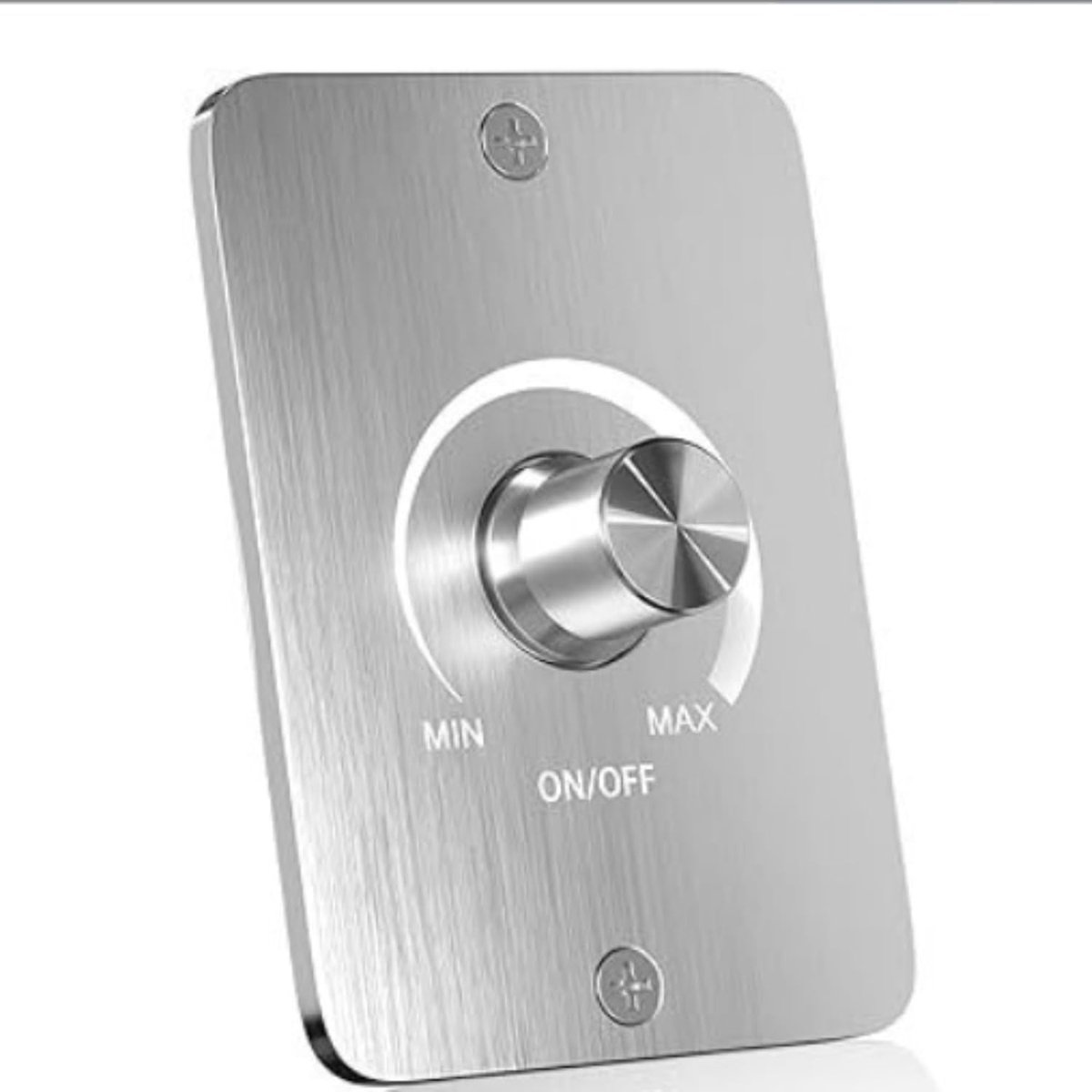 LED dimschakelaar 12V 5A - zilver - 70mm x 50mm - stepless dimmer voor verlichting in camper, boot of vrachtwagen - SnelShoppen