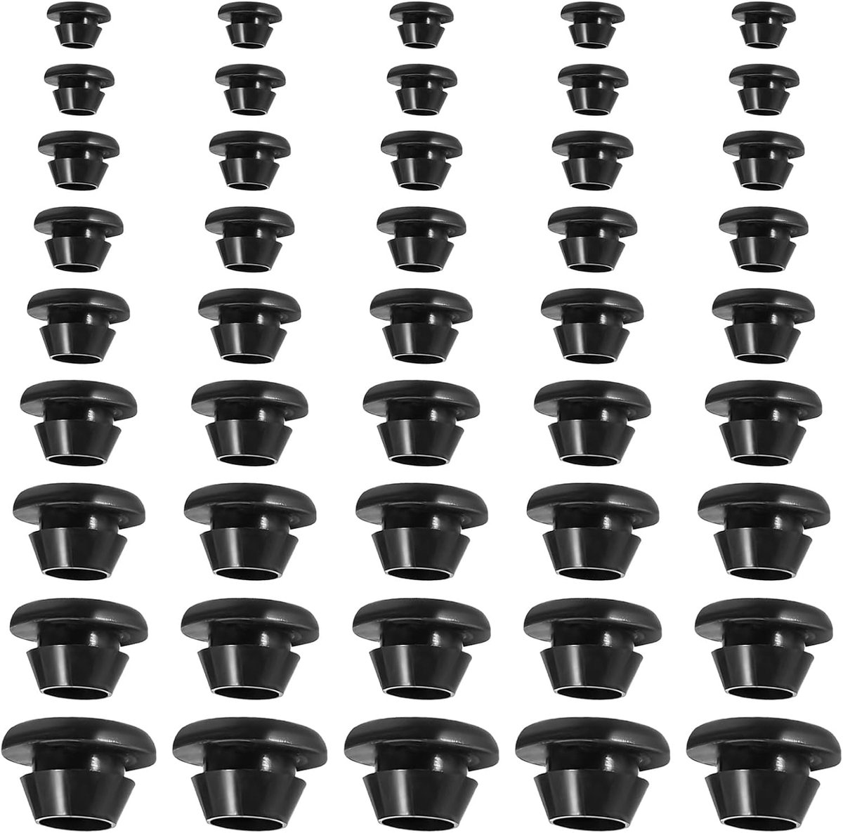 Rubber stoppers 90 stuks - 9 maten - waterdicht - kabelbescherming en isolatie - SnelShoppen