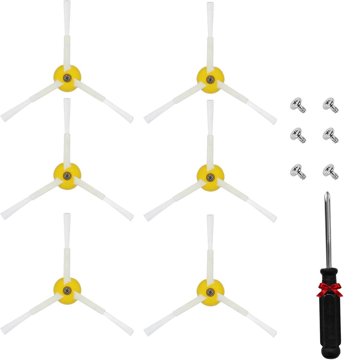 Borstels, reserveonderdelen voor iRobot Roomba 600, 700, 800, 900, Series 675, 694, 677, 850, 865, 866, 870, 880, 885, 886, 890, 980, 960, stofzuigerborstel + schroevendraaier