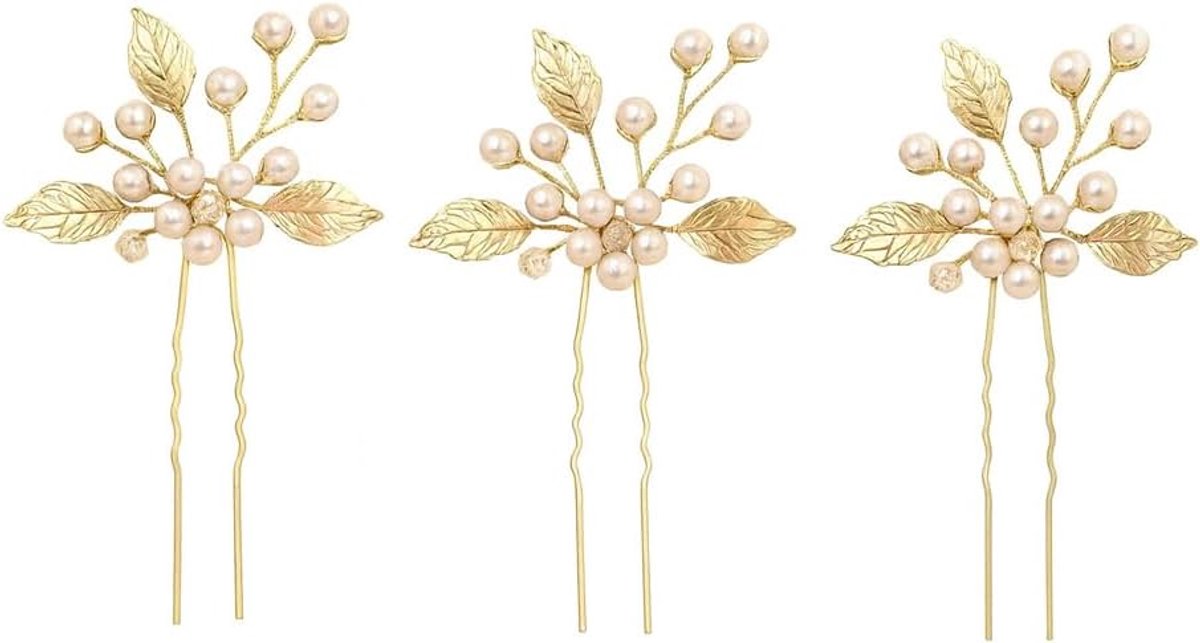 Haaraccessoires voor bruiloft, 3 stuks, kristal, roestvrij staal, bloemendesign, 3D, elegant, voor de bruid