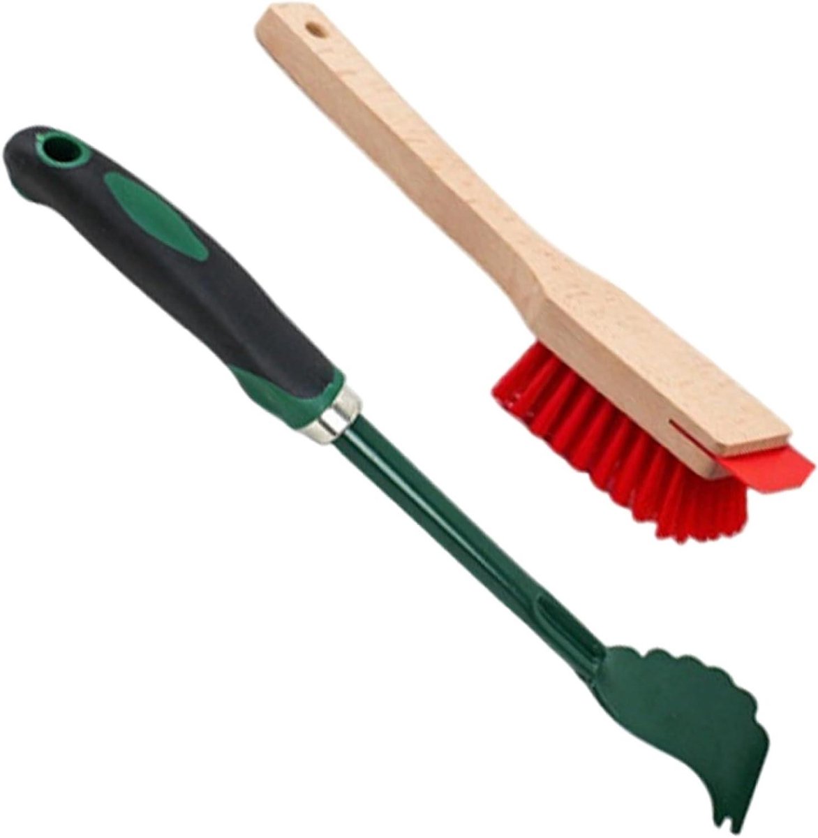 Grasmaaier Schraper - Dek Reiniger - Gazon Onderhoud - Geïntegreerde Borstel - 30cm Borstel - Multicolor