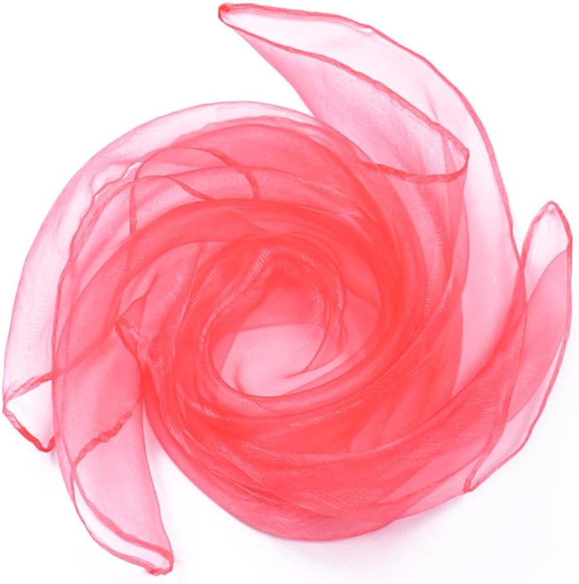 10 stuks vierkante jongleerdoeken, zijden doeken, chiffondoeken, performance dansdoeken, gymnastiekdoeken, jongleerdoeken, sjaals voor dansen, jongleren, sensorische dansdoeken, 45 cm