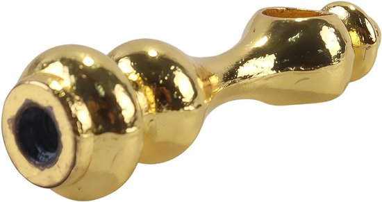 8 stuks metalen spindels Meubelschakelaars, gouden plankrailfittingen, voor balusters, stoelrails, wijnrekken en displaykarren — afbeelding 5