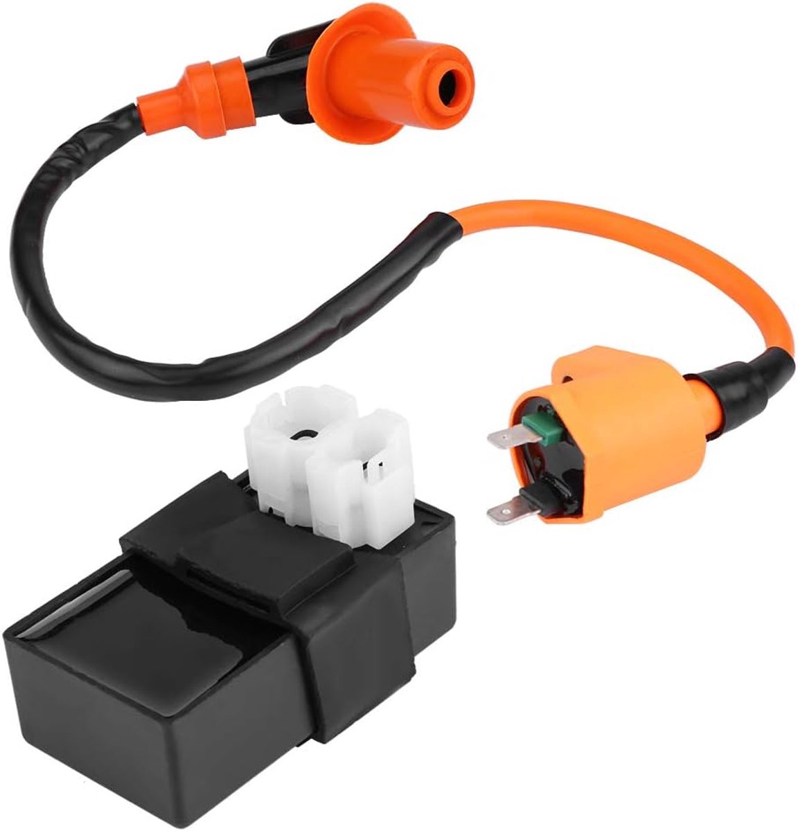 HOGE PRESTATIES 2 STKS BOBINE DC CDI BOX KIT VOOR GY6 MOTOR SCOOTER KIT COLLISIEWEERSTAND PAST SYM SCOOTER [CHINESE IMPORT PIT/DIRT BIKES]