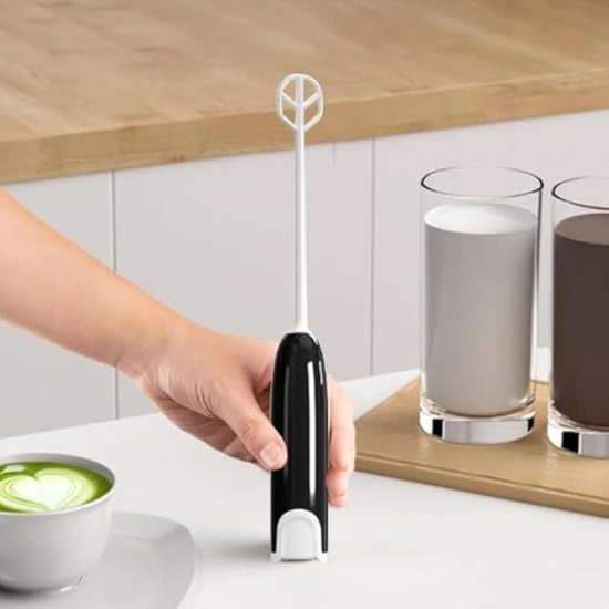 Elektrische Garde - Drank Mixer - Dranken Mengen - Ingebouwd UV-licht - 26 cm - Zwart en Wit — afbeelding 3