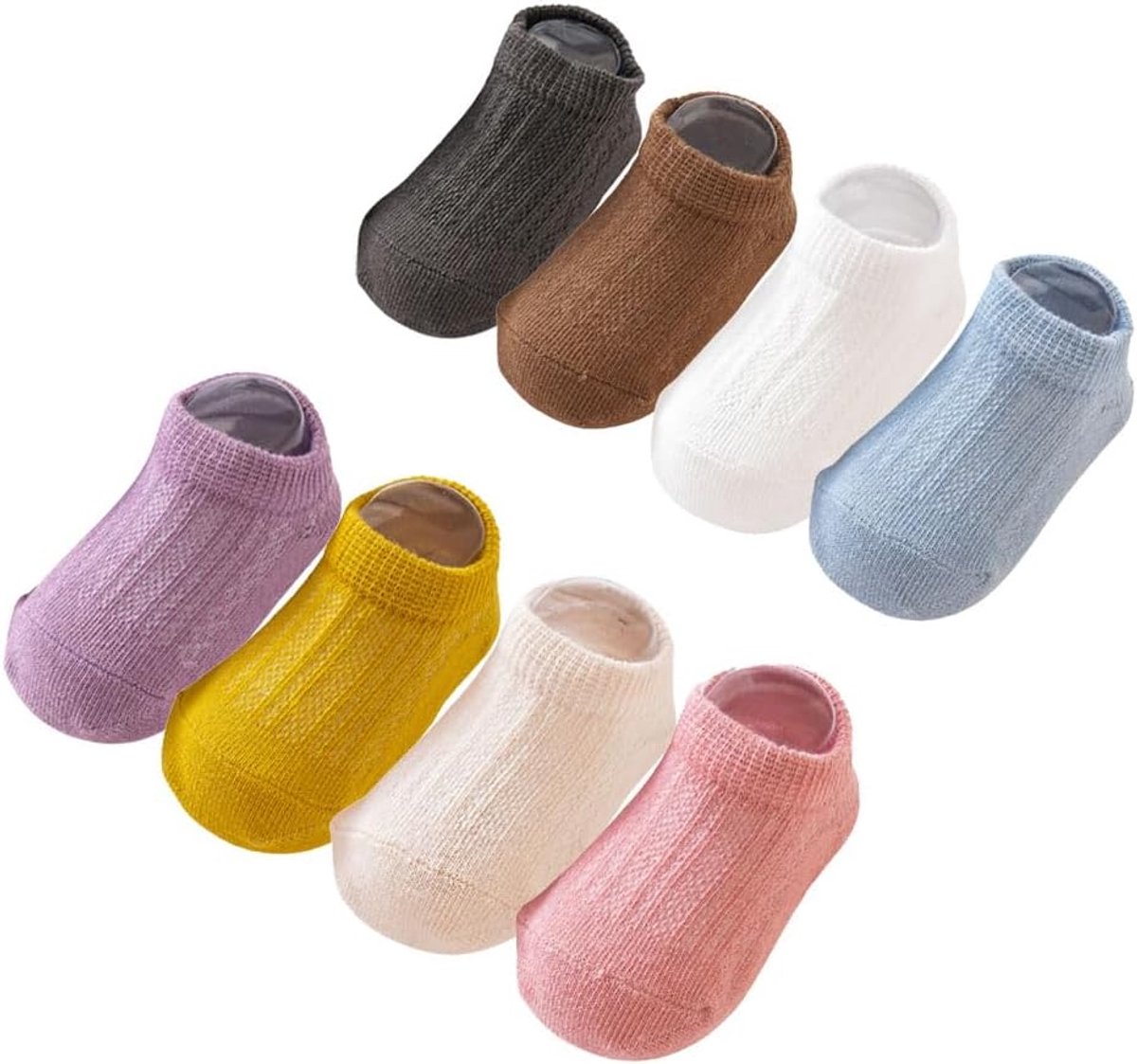 Sokken met anti slip grip sneaker sokken onzichtbaar katoen
