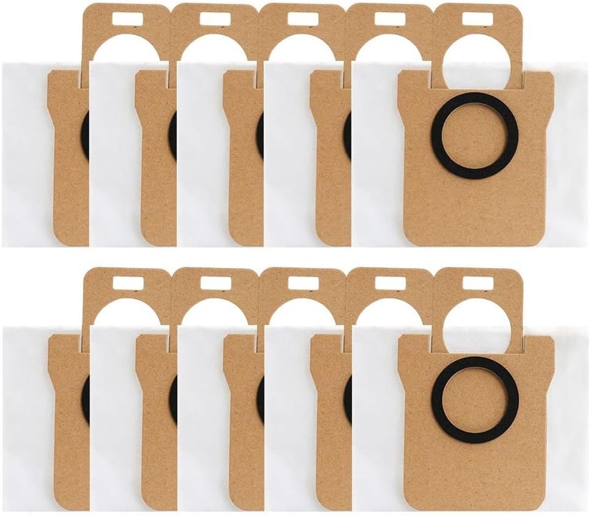 Stofzak voor JONR voor P20 Pro/robotstofzuiger, 3L-3,5 l, vervangende stofzuigeraccessoires met grote capaciteit (10 stuks)