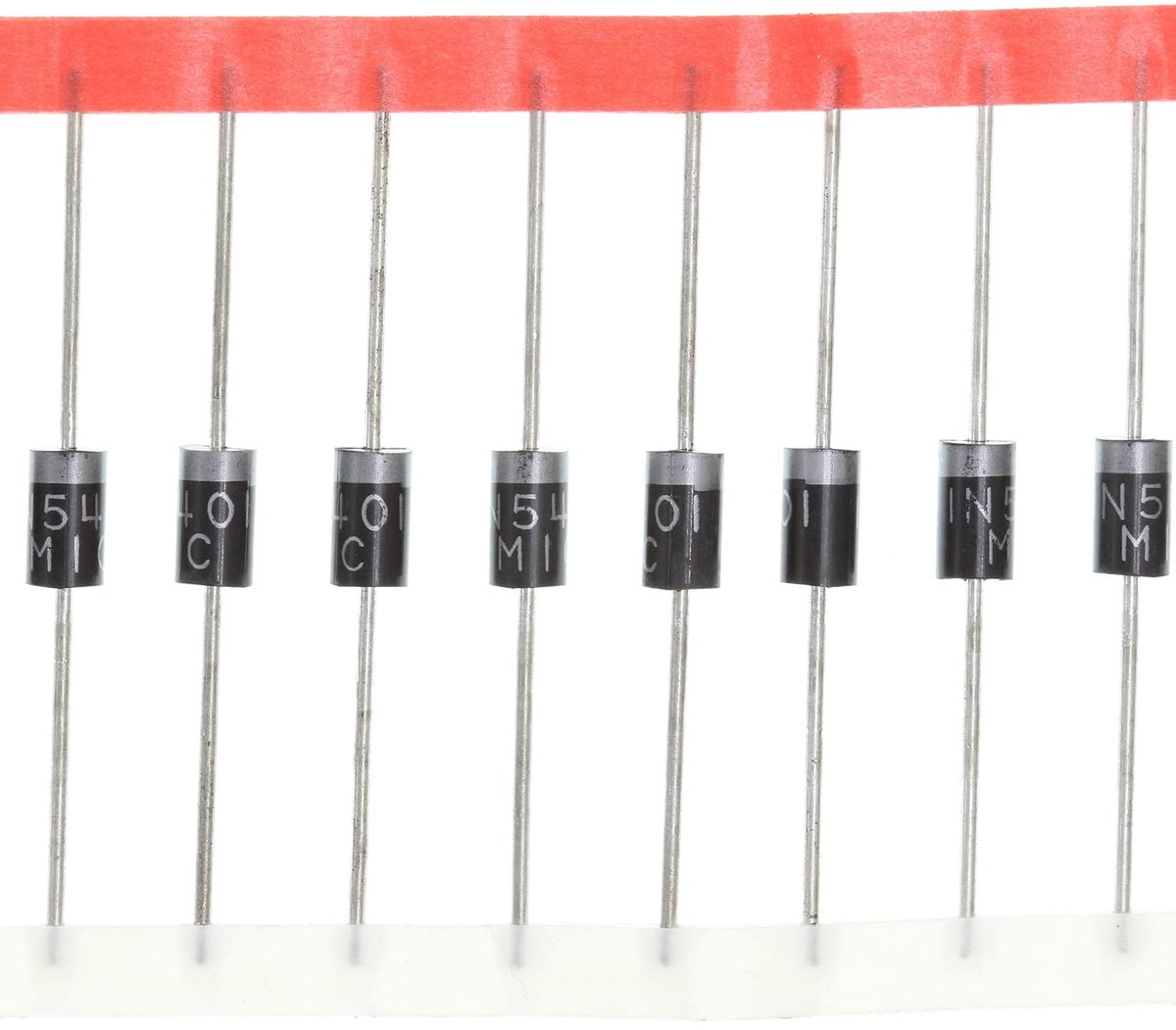 10 stuks 1N5401 gelijkrichterdiode 3A 100V DO-201AD (DO-27) Axiaal 5401 3 ampère 100 volt