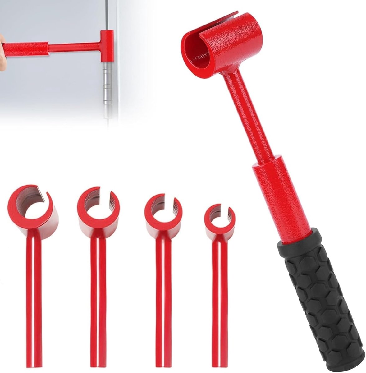 Scharnierspleet, instelsleutel, 4-in-1 deurscharnier, reparatiegereedschap, verstelbaar 14-25 mm deurscharnier, instelgereedschap, perfect voor branddeuren, cleanroomdeuren, veiligheidsdeuren
