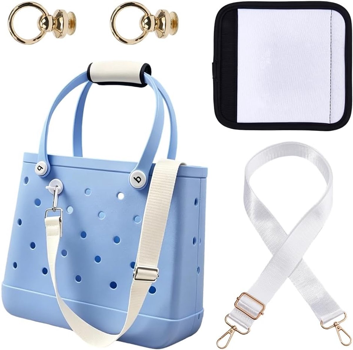 4 stuks riemen ommanteling voor tas accessoires gemengde kleuren verstelbare crossbody schouder nylon riem met rechthoekige handgrepen handgrepen