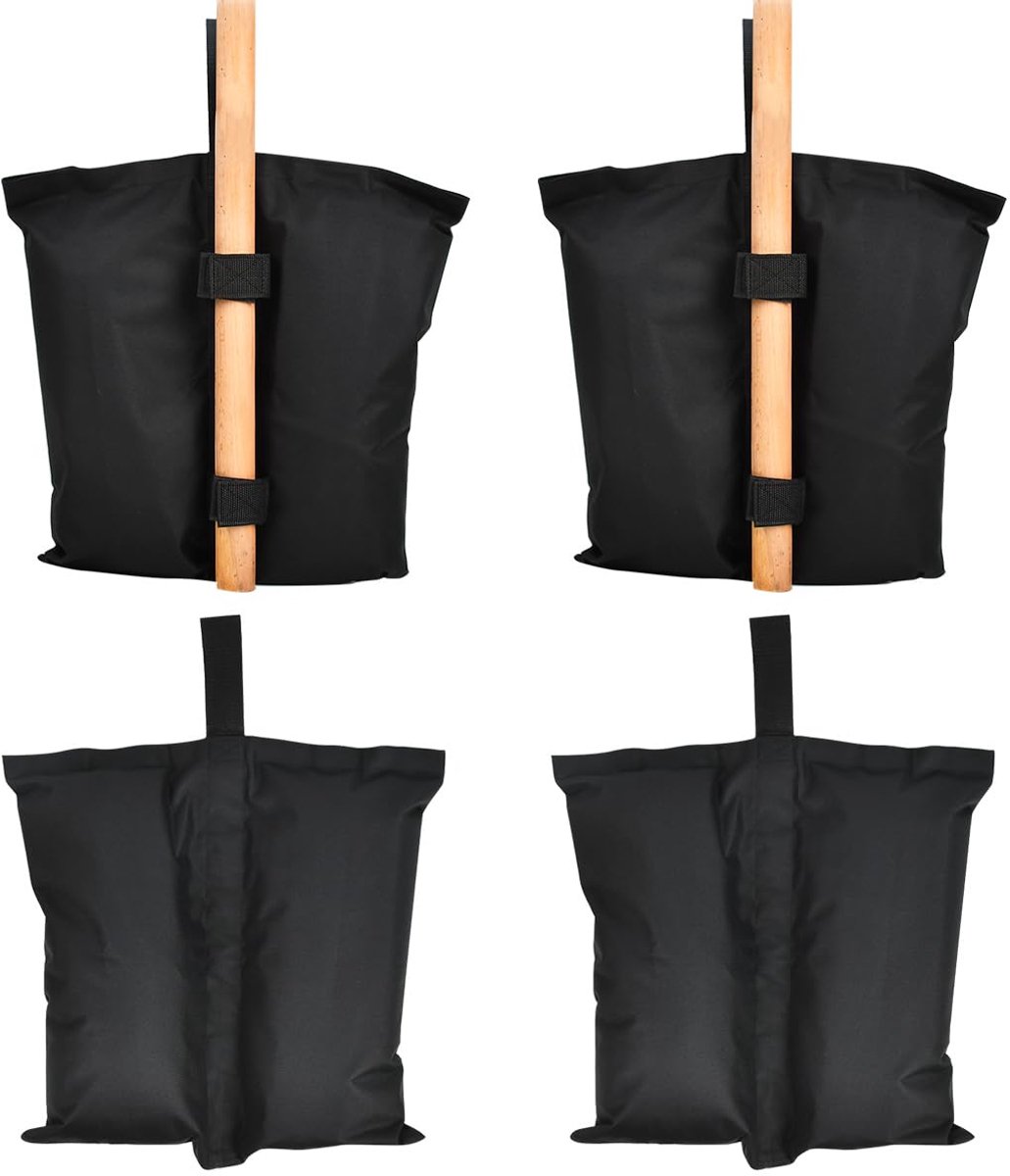 Waterdichte zandzakken set van 4 - voor tent en prieelgewicht - klittenbandsluiting - ShopVlot