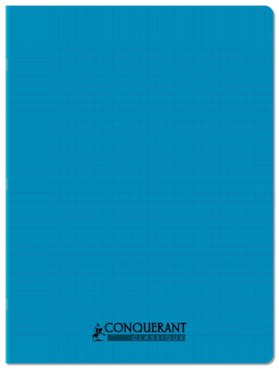 Notitieboek 24 x 32 cm - grote ruiten - polypropyleen omslag - ideaal voor school en werk - ShopVlot