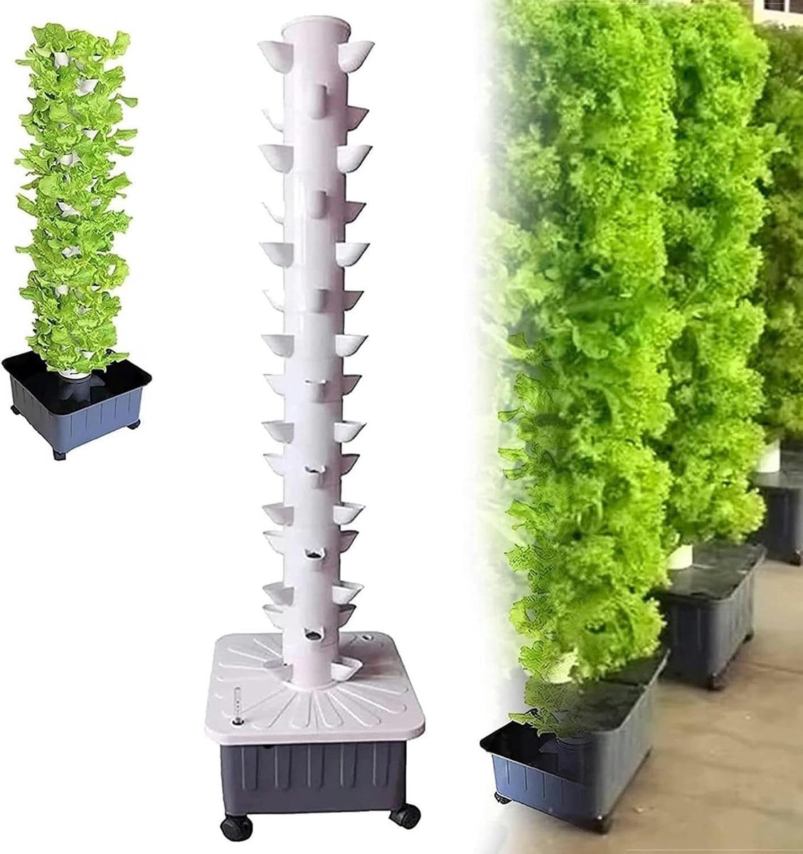 Kweeksets, van 45 gaten voor hydroponische teelt, interne cultuur, verticale teelttoren, hydroponische plantapparatuur ~/