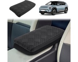 Compatibel met Kia EV3 GT Line 2025 2026 Middenarmsteun, EV3 2025 Middenconsole Armleuning, Bescherming Leer Kussen, 4 CM Verhoogt Verdikt Vermoeidheid Verlichten, EV3 Accessoires
