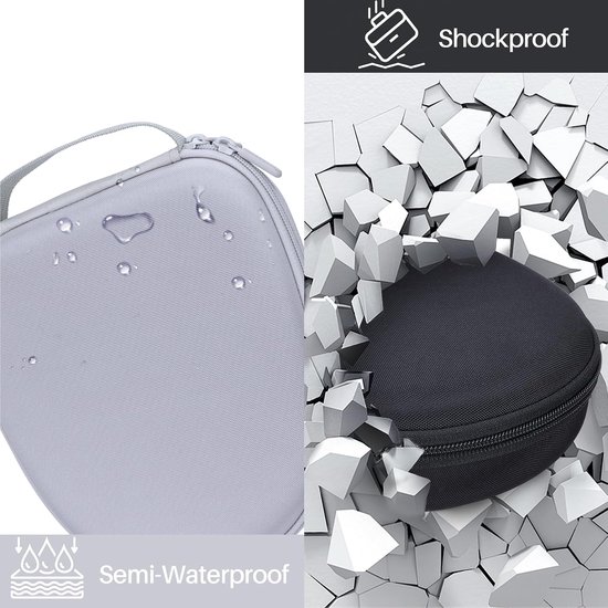 Beschermhoes voor Sony WH-CH720N WH-CH520 WH-CH510 WH-CH710N XB900N WH-CH700N WH-XB910N draadloze Bluetooth Noise Cancelling hoofdtelefoon (wit) — afbeelding 2