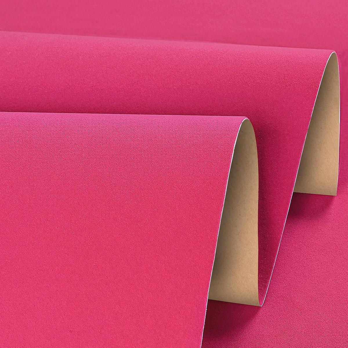 Behang fluwelen stof muurfolie rozenrood 30 cm x 200 cm muurfolie zelfklevend behang slaapkamer plakfolie roze meubelfolie voor kastfolie juwelenkistje laden woonkamer