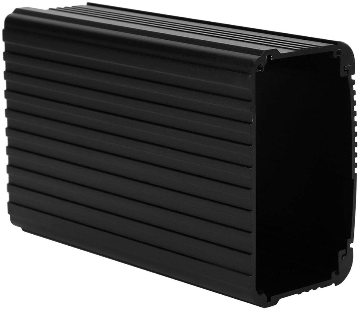 printplaat beschermingsdoos, doe-het-zelf waterdichte elektronica projectbehuizing, 55x95x150mm (mat zwart)