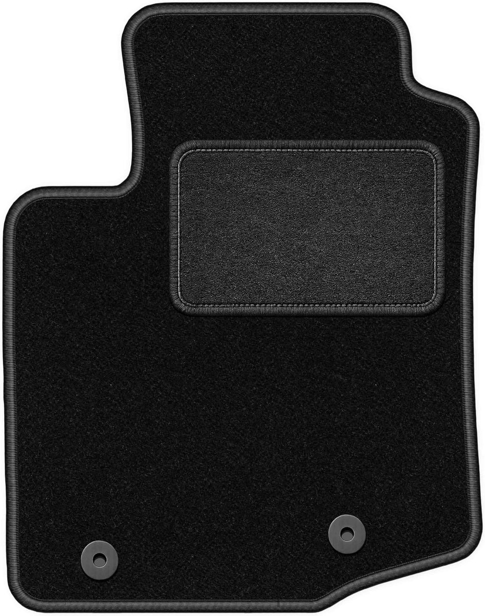 Pasvorm bestuurdersmat, geschikt voor: Citroen C1 II Hatchback (2014-) deurmat bestuurderszijde velours automatten