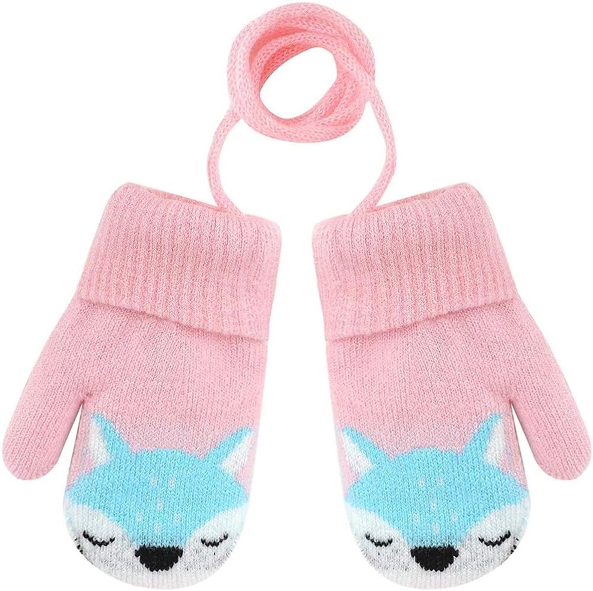 winterwanten voor babyjongens en meisjes, warme fleece gevoerde wanten voor kinderen van 0-3 jaar