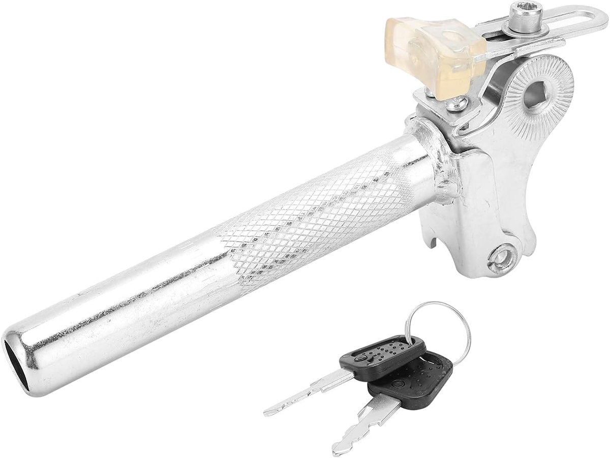 Fiets Zadelpen Opvouwbare Fiets Metalen Zadelpen Buis Eenvoudig Te Installeren Fietsaccessoire met een Diameter van 25,4 Mm