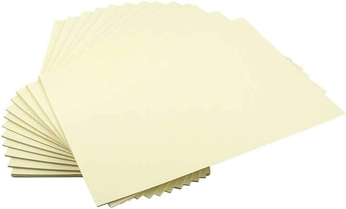 House of Card & Paper A3/297 x 420 mm 220 g/m² gekleurde kaart - crème (pak van 50 vellen), HCP155
