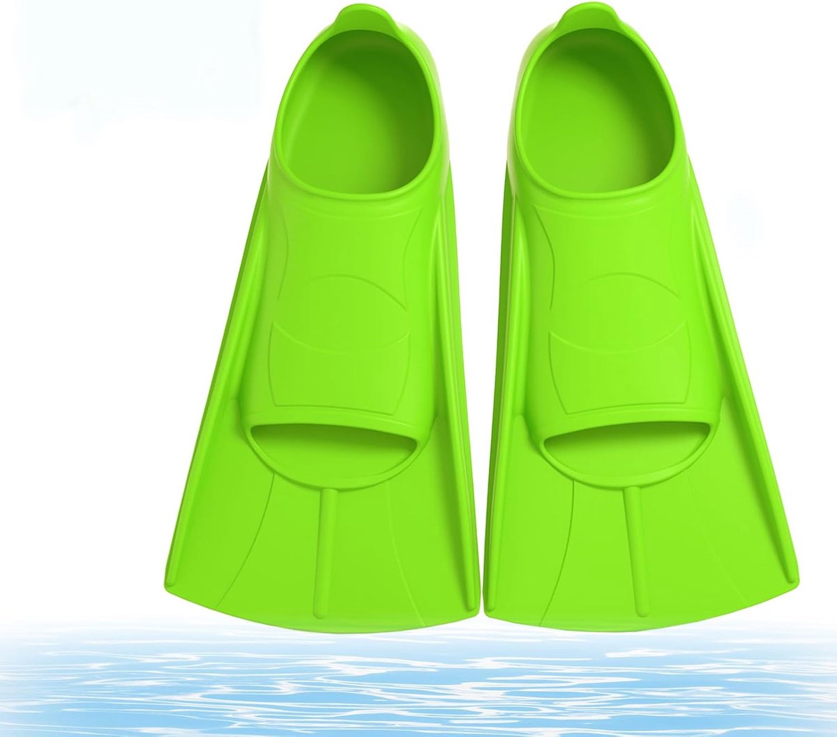 Zwemvinnen voor kinderen, comfortabele siliconen korte duikvinnen voor kinderen, voor snorkelen en zwemtraining, snorkelvinnen voor kinderen en volwassenen