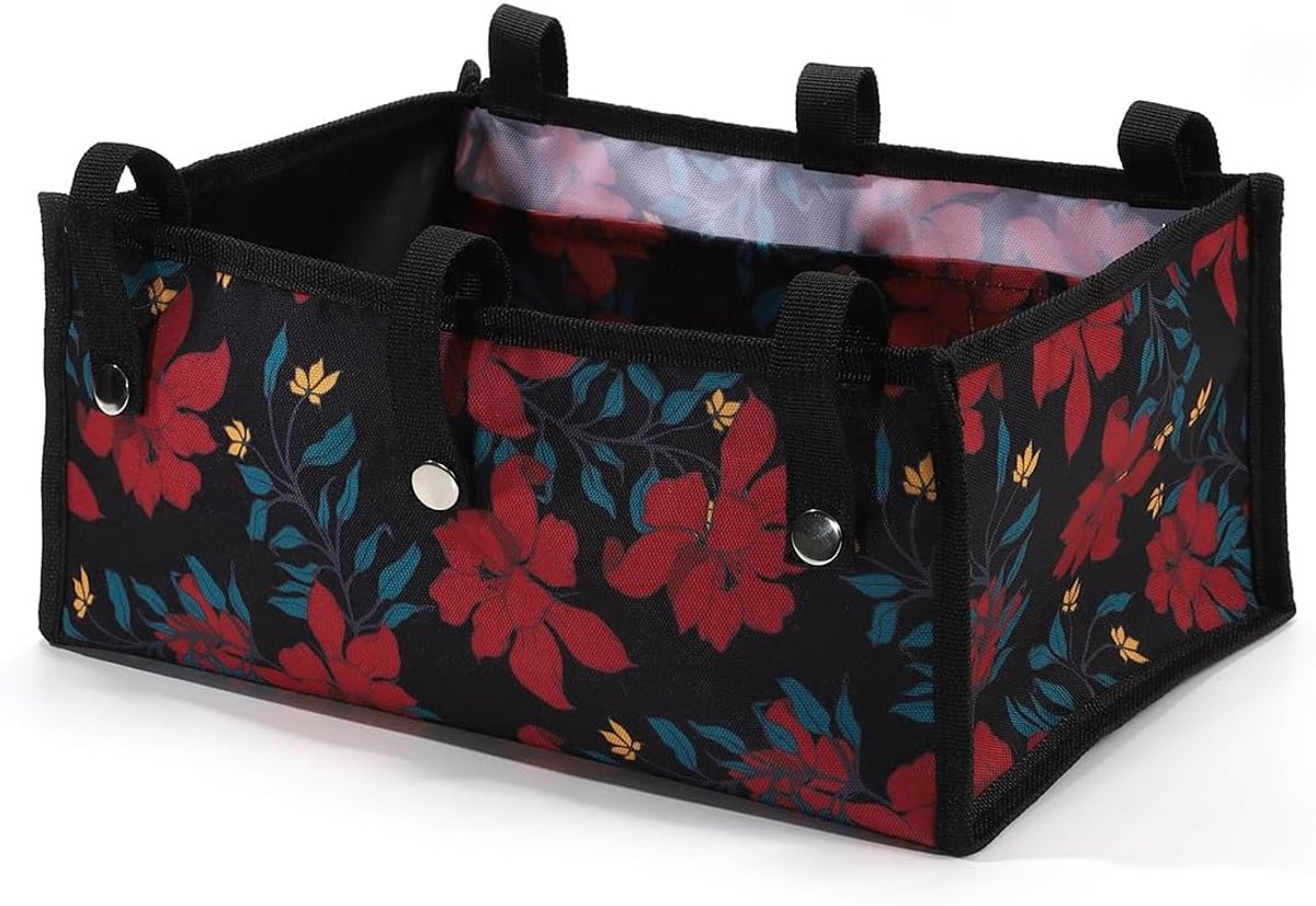 Tassen, Rollatorsteek onder het zitje, Looprekaccessoires voor opvouwbaar looprek, Accessoirestassen voor senioren, Vervangende medische winkelmand onder het zitje (zijinghua, Groot)